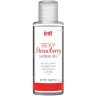 Черные трусики со стимулирующими бусинами и массажным гелем Sliding Gel Strawberry в комплекте