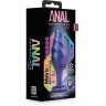 Фиолетовая анальная пробка с кристаллом-сердцем Matrix Bumped Bling Plug - 11,4 см.