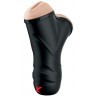 Мастурбатор в колбе с двумя тоннелями Double Penetration Vibrating Stroker