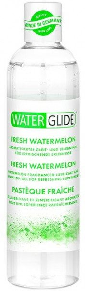 Лубрикант на водной основе с ароматом арбуза WATERGLIDE FRESH WATERMELON - 300 мл.