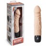 Телесный вибратор-реалистик 6.5  Girthy Realistic Vibrator - 19 см.