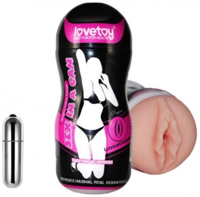 Мастурбатор-вагина Sex In A Can Vibra Vagina Tunnel