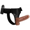 Страпон на трусиках с вибрацией Ultra Passionate Harness - 16 см.