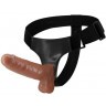 Страпон на трусиках с вибрацией Ultra Passionate Harness - 16 см.