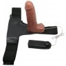 Страпон на трусиках с вибрацией Ultra Passionate Harness - 16 см.