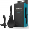 Черный анальный душ Nexus Anal Douche Set с 2 сменными насадками