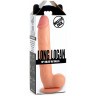 Телесный фаллоимитатор-гигант на присоске Long Logan 10’’ Dildo with Balls - 27,4 см.