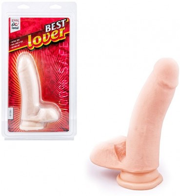 Фаллоимитатор с мошонкой Best Lover - 16,5 см.