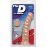 Телесный фаллоимитатор на присоске The D™ Ragin’ D 8  Vanilla - 20,32 см.