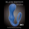 Синее эрекционное кольцо с анальной пробкой Double Pleasure Anal Plug