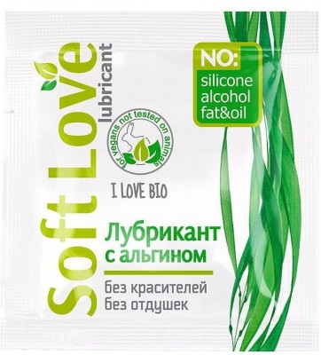 Саше лубриканта на водной основе Soft Love - 3 гр.