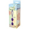 Фиолетовые вагинальные шарики Flirts Kegel Balls