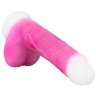 Розовый ротатор-реалистик Roxy 8 Inch Gyrating Dildo - 21,6 см.