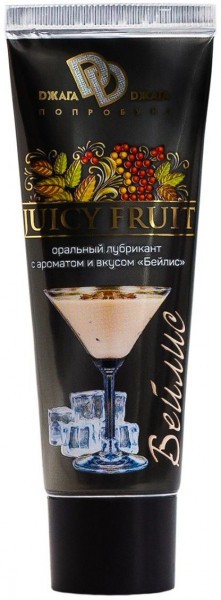 Интимный съедобный лубрикант JUICY FRUIT с ароматом  Бейлис  - 30 мл.