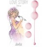 Набор розовых вагинальных шариков Love Story Diva