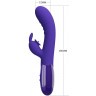 Фиолетовый вибратор-кролик Cerberus-Youth - 20,6 см.