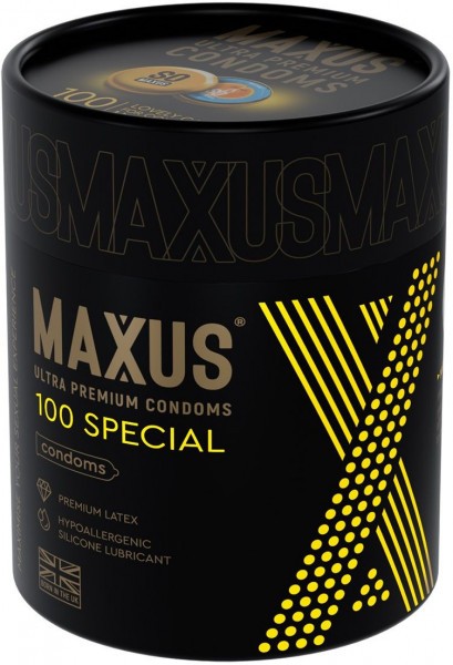 Текстурированные презервативы в кейсе MAXUS So Much Sex - 100 шт.