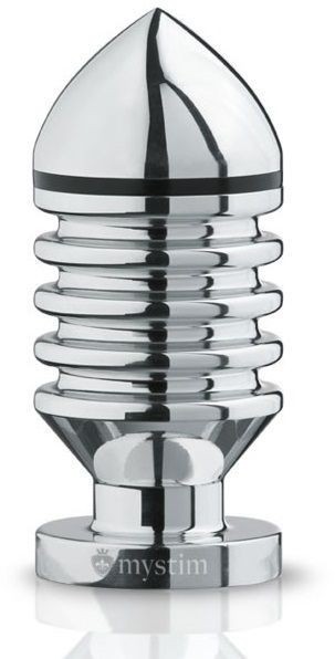 Анальный плаг для электростимуляции Hector Helix Buttplug L - 11,5 см.
