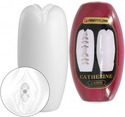 Белый мастурбатор-вагина Catherine