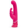 Розовый вибратор-кролик G-Spot Rechargeable Rabbit Vibrator - 24,1 см.
