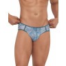 Серые трусы-джоки с цветочым принтом Avalon Jockstrap