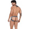 Серые трусы-джоки с цветочым принтом Avalon Jockstrap
