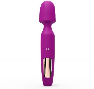Лиловый вибратор с 2 сменными насадками R-Evolution Wand Vibrator with 2 Attachments
