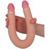 Двусторонний фаллоимитатор FORM KEEP - 42,6 см.
