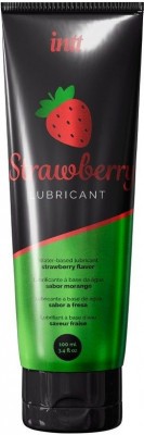 Смазка на водной основе с ароматом клубники Strawberry Lubricant - 100 мл.