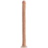 Телесный фаллоимитатор 19 Inch Long Realistic Dildo - 48,3 см.