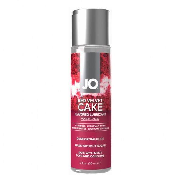 Лубрикант на водной основе JO H2O Red Velvet Cake Flavored Lubricant - 60 мл.