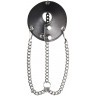 Утяжка для мошонки из искусственной кожи с цепочками PARACHUTE BALL STRETCHER