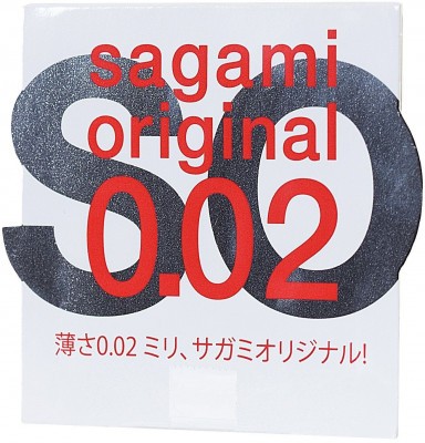 Ультратонкий презерватив Sagami Original 0.02 - 1 шт.