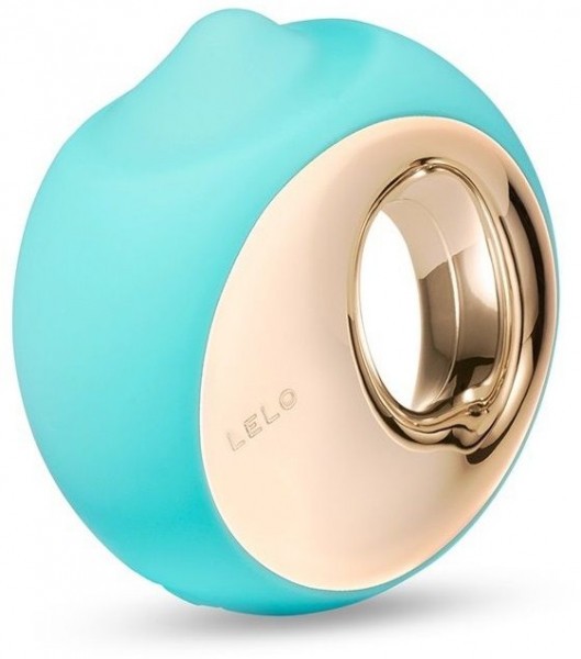 Аквамариновый клиторальный стимулятор Lelo Ora 3
