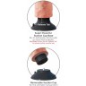 Вибромассажер телесного цвета 7  Vibrating Cock - 20 см.