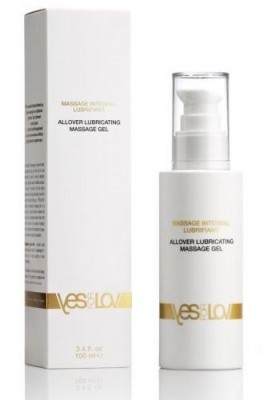 Массажный гель-смазка на силиконовой основе Allover Massage Gel - 100 мл.