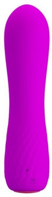 Лиловый мини-вибратор Beau - 11,9 см.