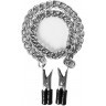 Прищепки для сосков Block Busters Nipple Clamps с цепью