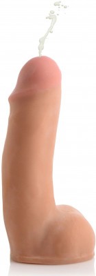 Реалистичный фаллоимитатор с имитацией эякуляции Loadz Squirting Dildo - 18,5 см.
