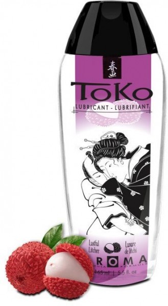 Интимный гель TOKO Lustful Litchee с ароматом личи - 165 мл.