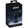 Черная анальная пробка Super Soft Butt Plug - 11,1 см.