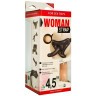 Женский страпон с вагинальной пробкой Woman Strap - 12 см.