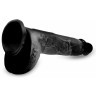 Черный фаллоимитатор Beefy Brad 9’’ Dildo with Balls - 22,4 см.