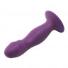Фиолетовый фаллоимитатор Pleasure Dildo - 14,6 см.