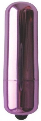 Фиолетовая гладкая вибропуля Erowoman-Eroman - 5,5 см.