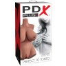 Кофейный мастурбатор-торс Perfect 10 Torso