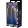 Голубая анальная елочка на присоске Anal Beads With Suction Base - 17,1 см.