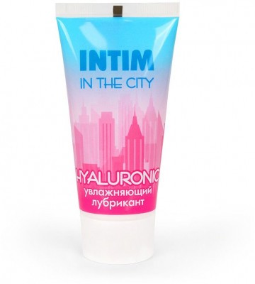Увлажняющий лубрикант на водной основе Intim in the city Hyaluronic - 60 гр.