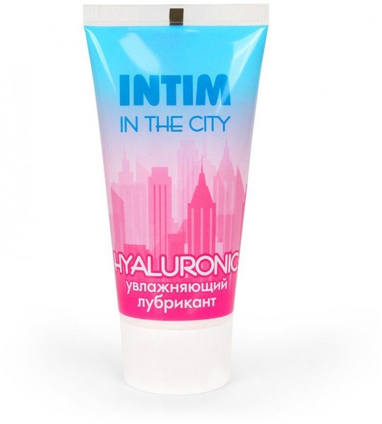 Увлажняющий лубрикант на водной основе Intim in the city Hyaluronic - 60 гр.