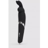 Черный вибратор Rabbit Rechargeable Wand Vibrator - 26,7 см.